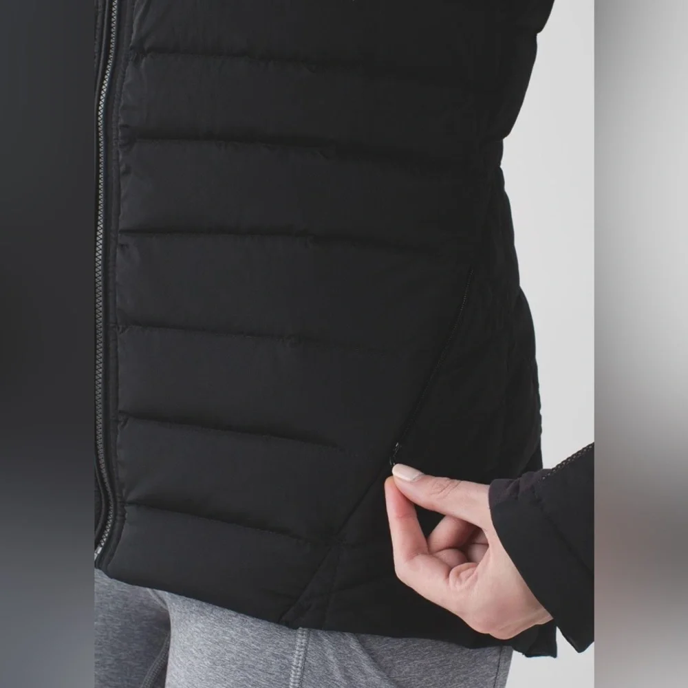 Lululemon Fluffed Up Jacket  Black EUC - Picture 6 of 12